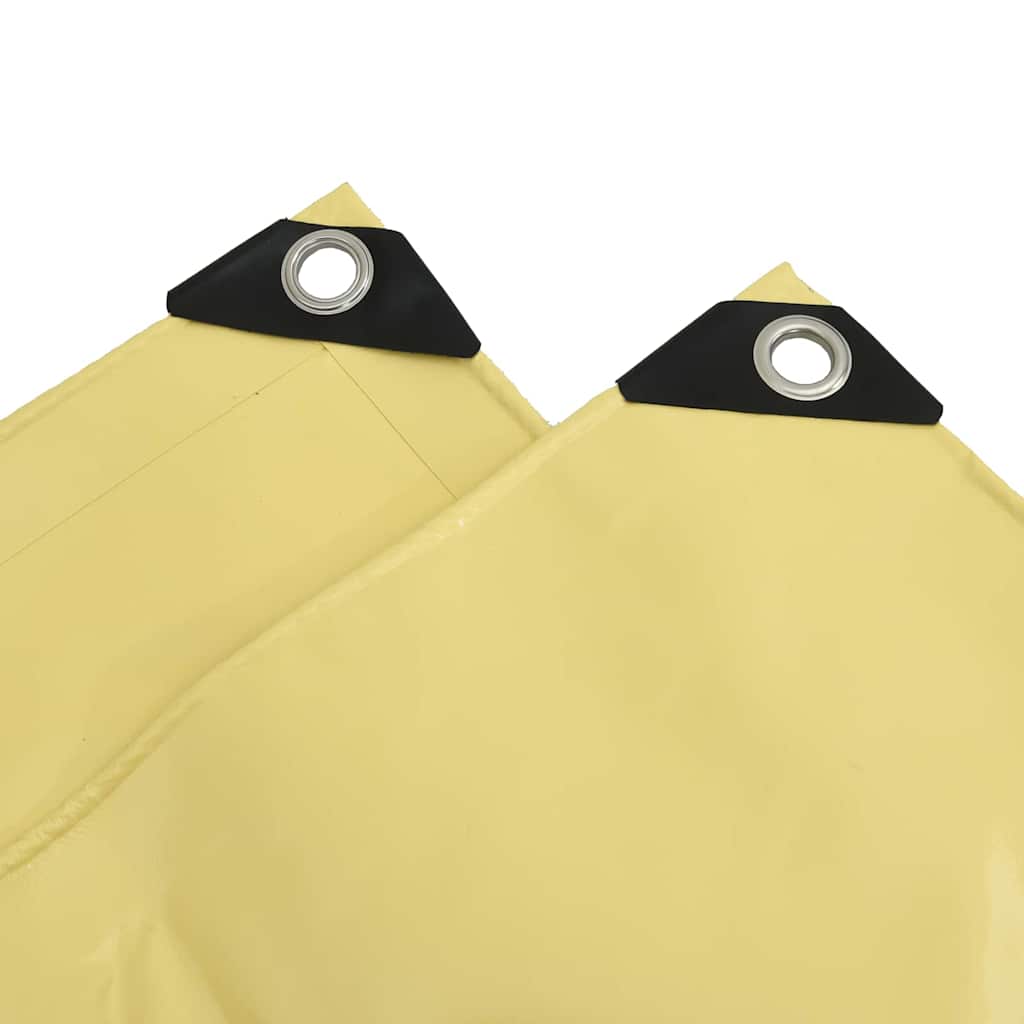 Pânză 650g / m² Bej 4 x 6 m Pânză cu acoperire PVC GartenMobel Dekor