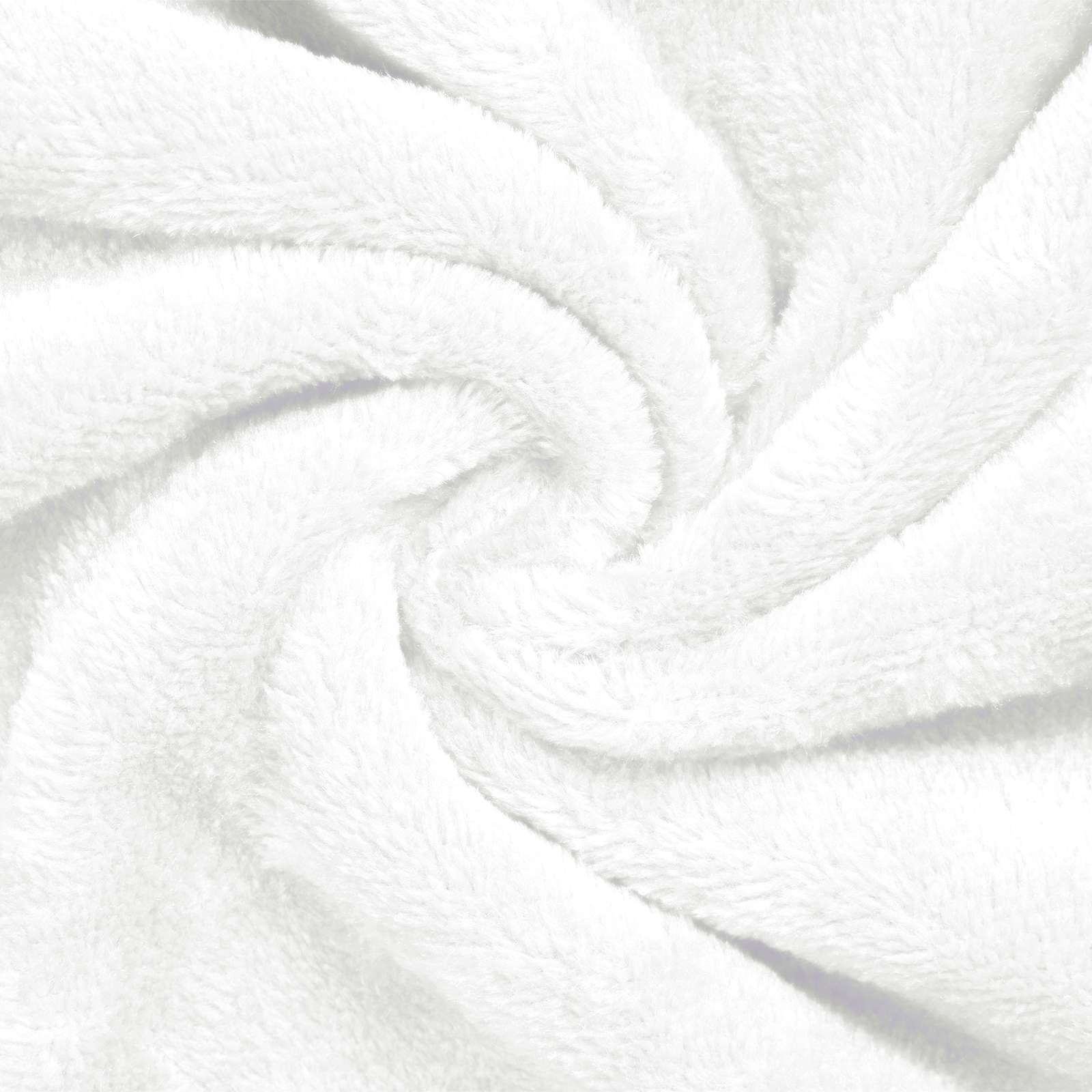 Robe fără glugă Alb l Flanelă GartenMobel Dekor