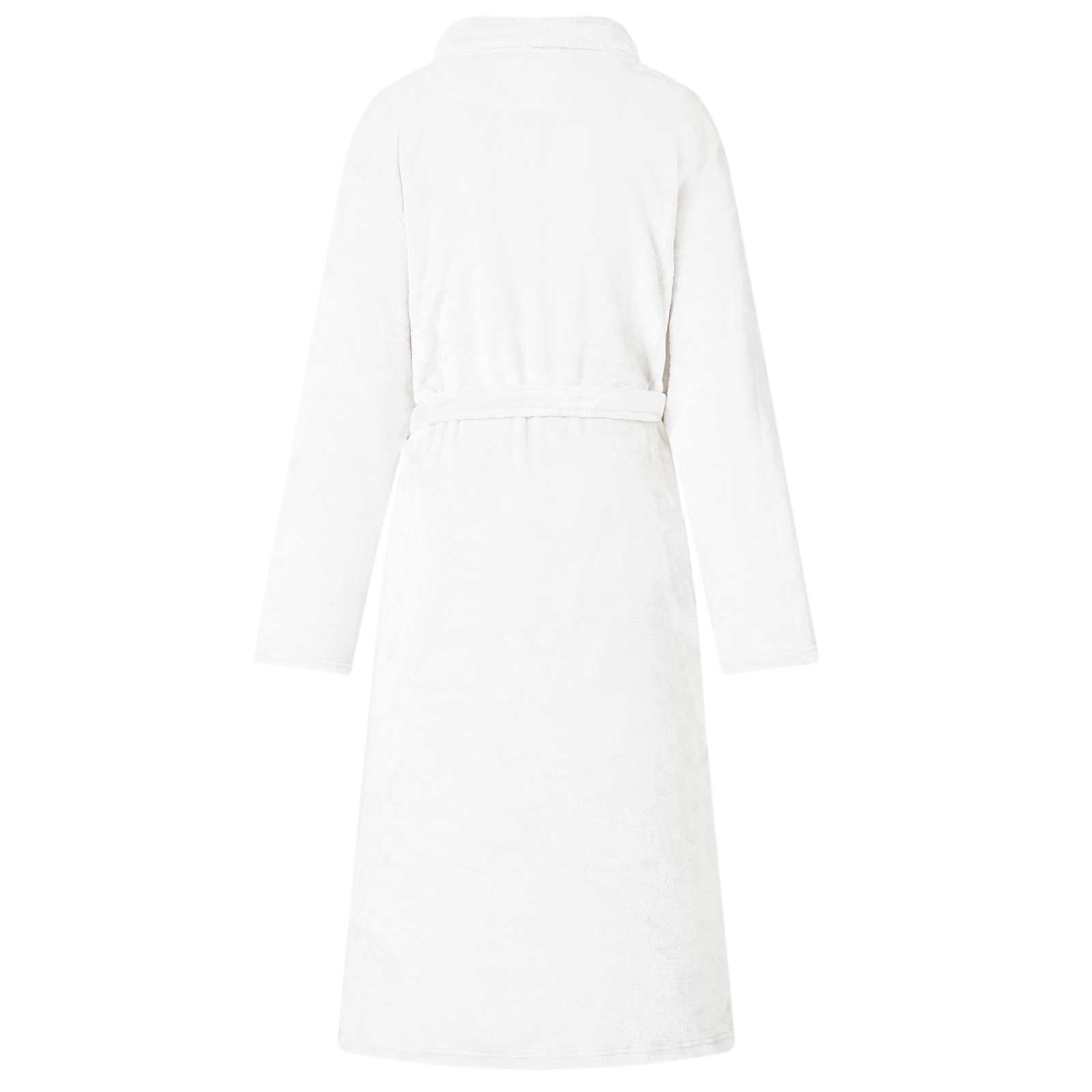 Robe fără glugă Alb m Flanelă GartenMobel Dekor