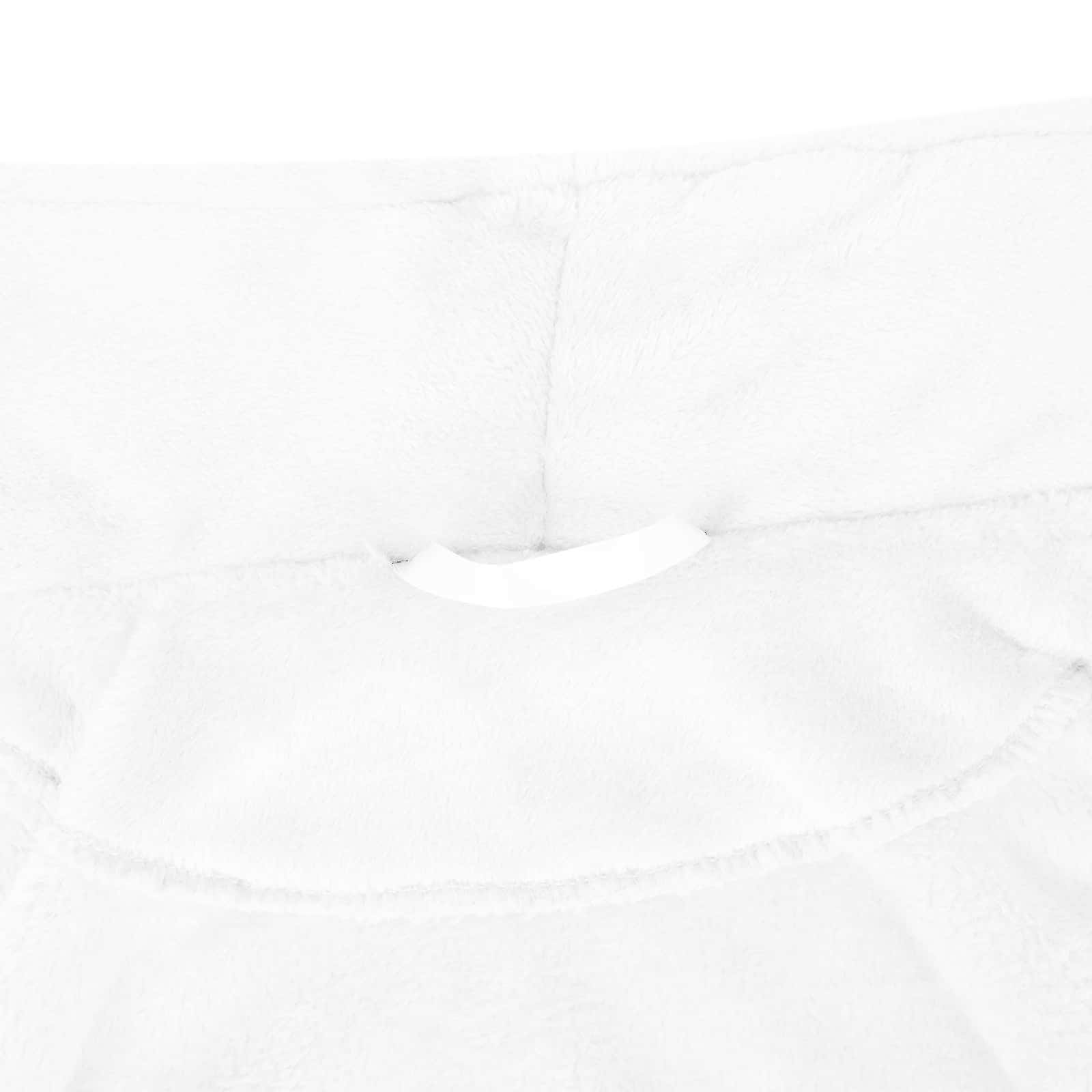 Robe fără glugă Alb m Flanelă GartenMobel Dekor