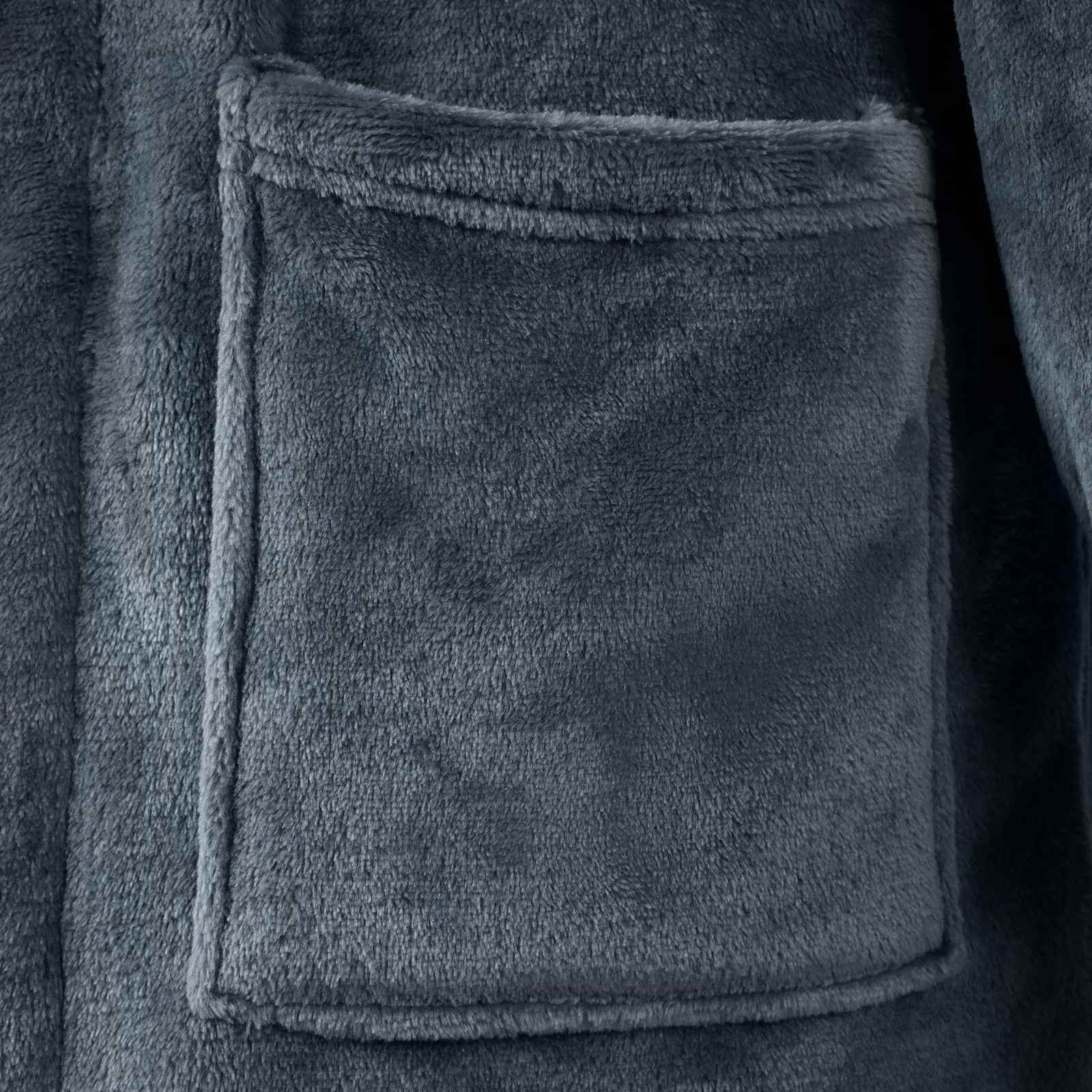 Robe fără glugă Albastru marin m Flanelă GartenMobel Dekor