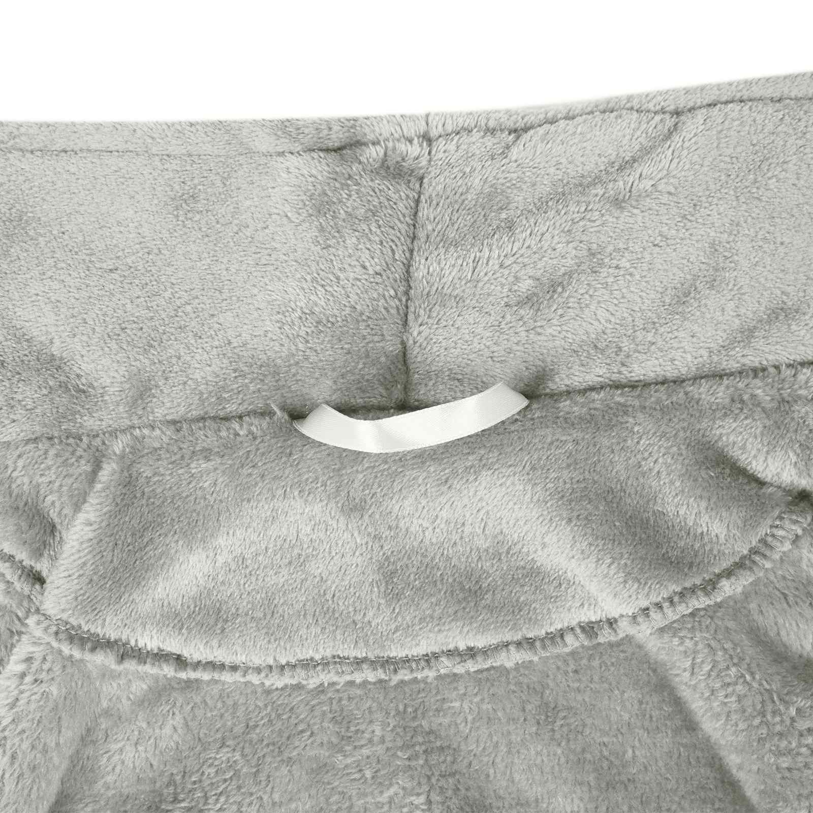 Robe fără glugă Gri m Flanelă GartenMobel Dekor