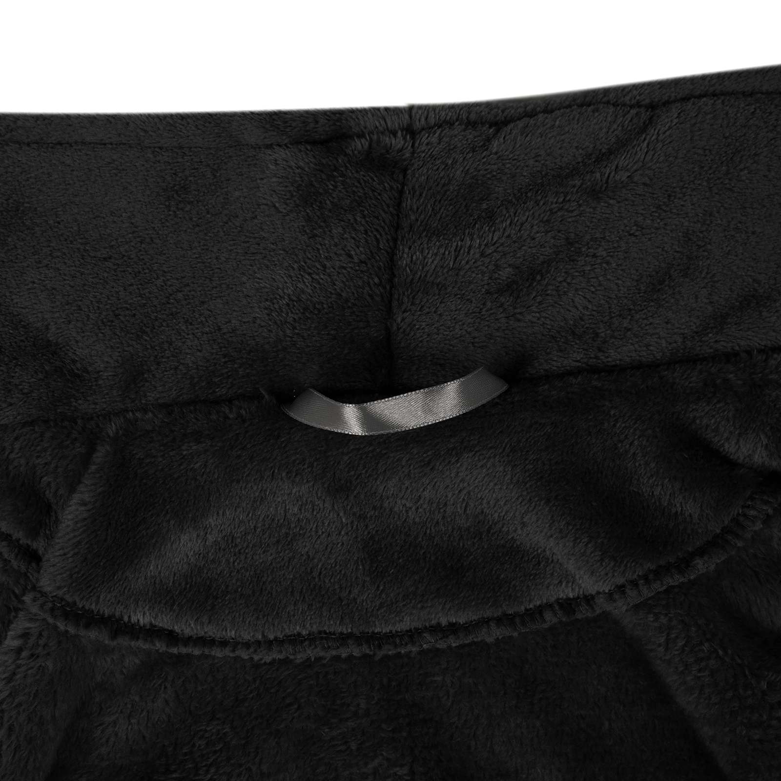 Robe fără glugă Negru m Flanelă GartenMobel Dekor