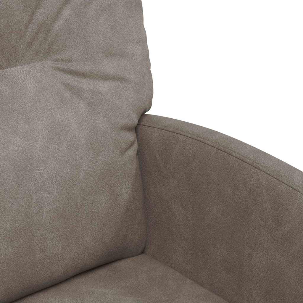 Scaune de dining 2 pcs Gri 57 x 67 x 95 cm Piele artificială GartenMobel Dekor