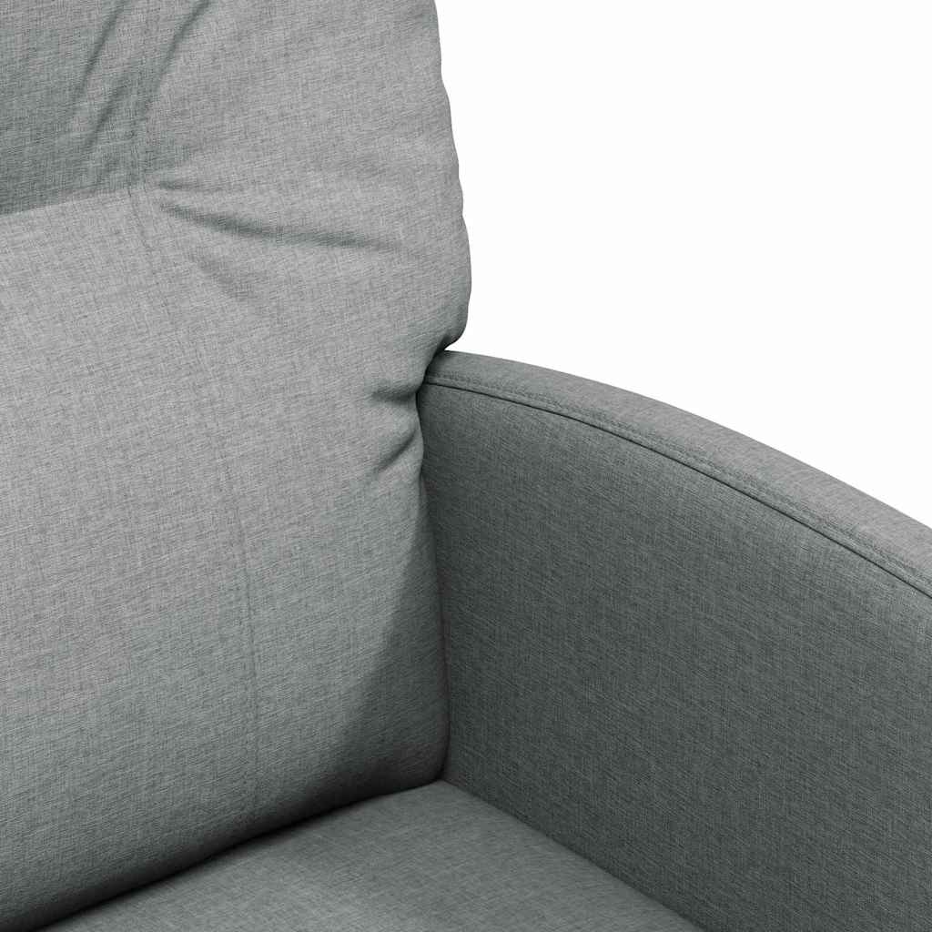 Scaune de dining 2 pcs Gri deschis 57 x 67 x 95 cm țesătură GartenMobel Dekor