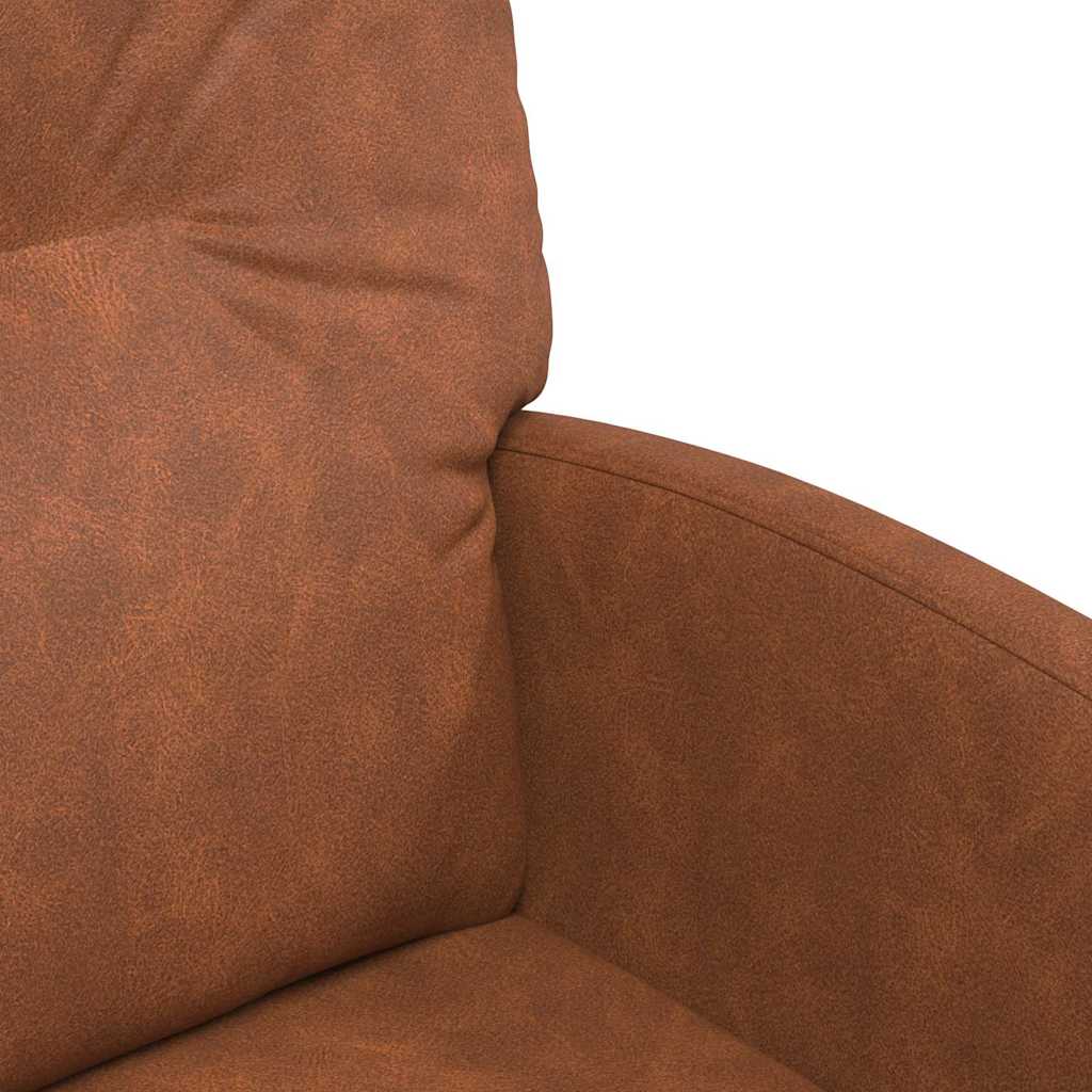 Scaune de dining 2 pcs Maro 57 x 67 x 95 cm Piele artificială GartenMobel Dekor