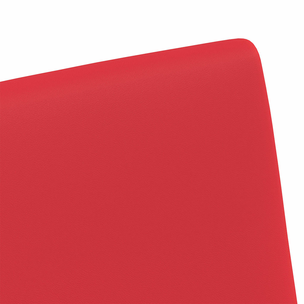 Scaune de dining 2 pcs Roșu 57 x 66 x 94 cm Piele artificială GartenMobel Dekor