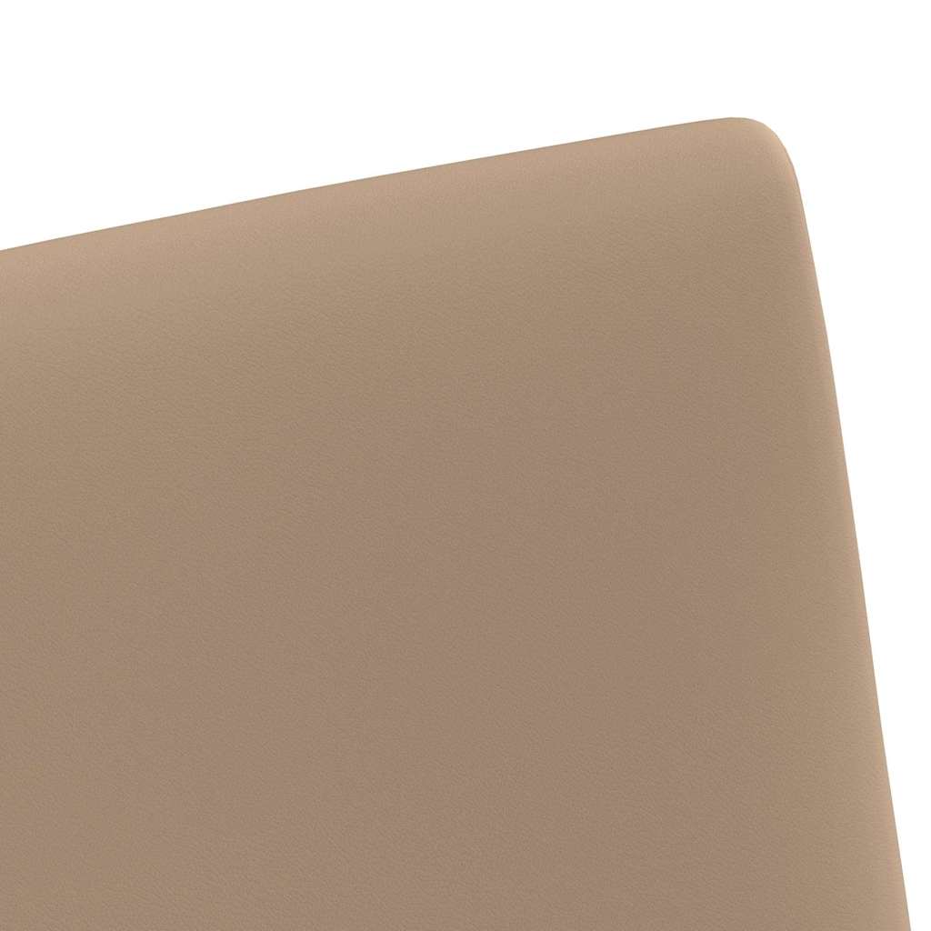 Scaune de dining cu roți 2 pcs Cappuccino 57 x 66 x 94 cm GartenMobel Dekor