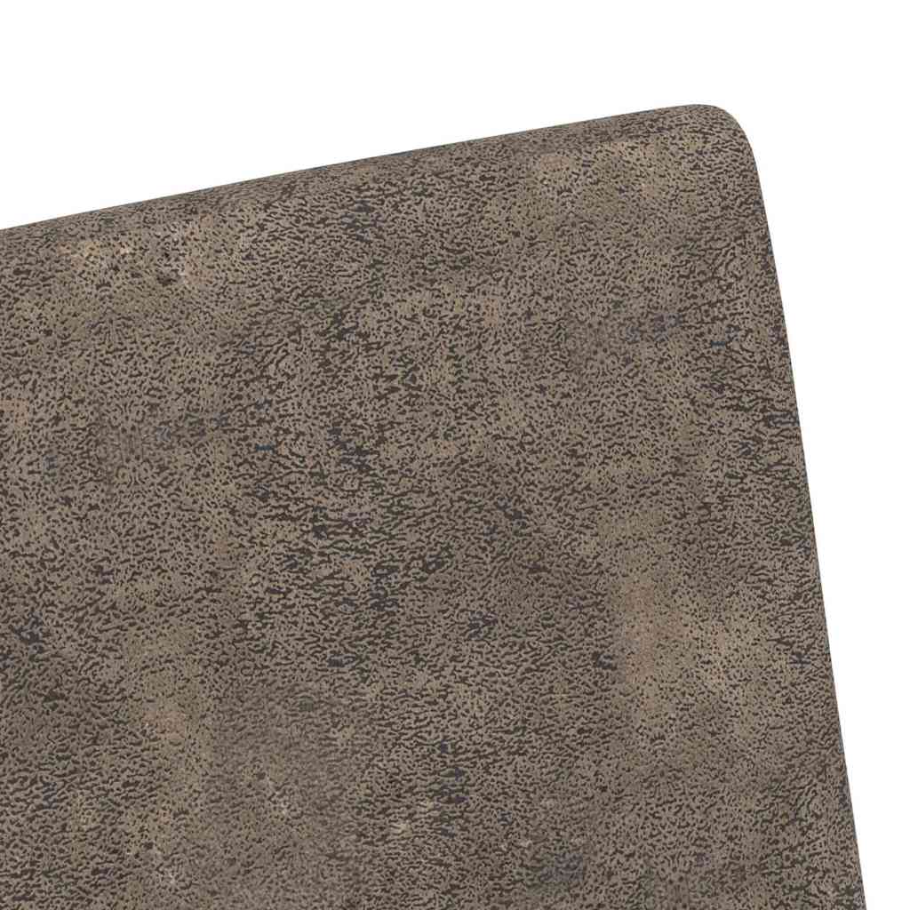 Scaune de dining cu roți 2 pcs Gri închis 57 x 66 x 94 cm GartenMobel Dekor