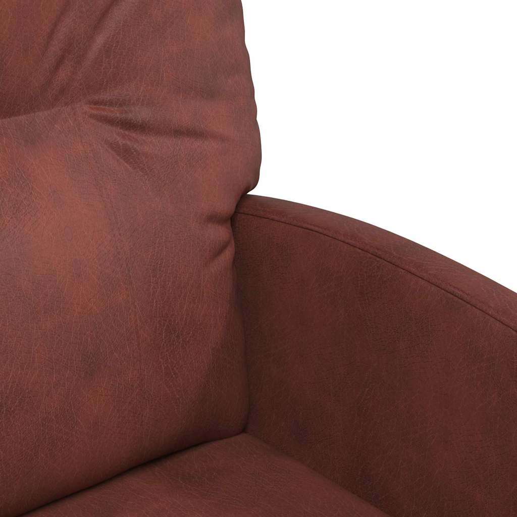 Scaune de dining cu roți 2 pcs Maro lucios 57 x 67 x 95 cm GartenMobel Dekor