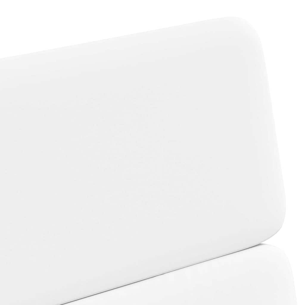 Scaune de dining 2 pcs Alb 58 x 65 x 98 cm Piele artificială GartenMobel Dekor