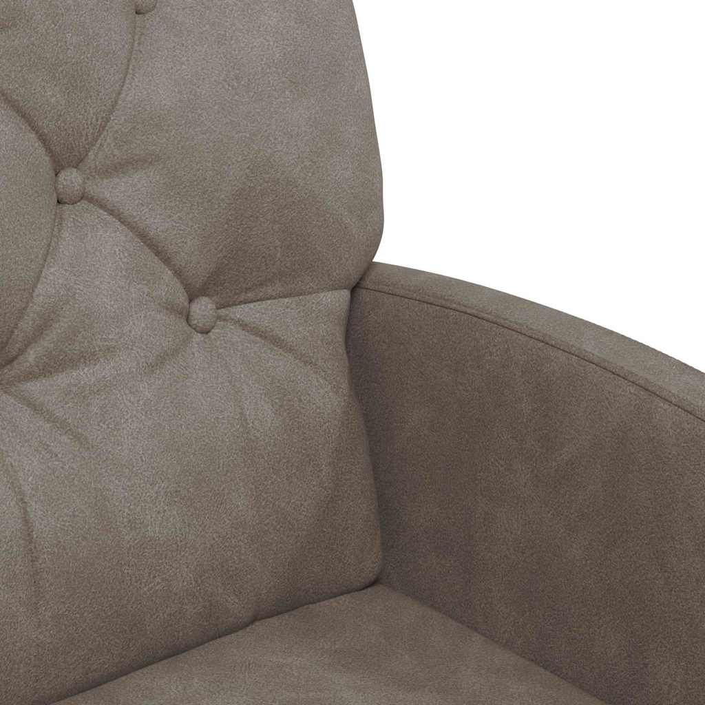 Scaune de dining 2 pcs Gri 58 x 67 x 97 cm Piele artificială GartenMobel Dekor