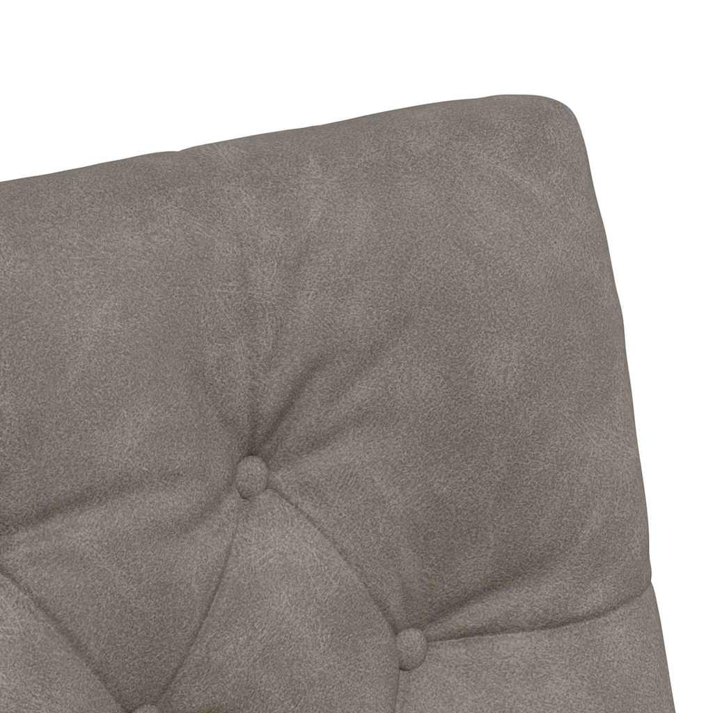 Scaune de dining 2 pcs Gri 58 x 67 x 97 cm Piele artificială GartenMobel Dekor