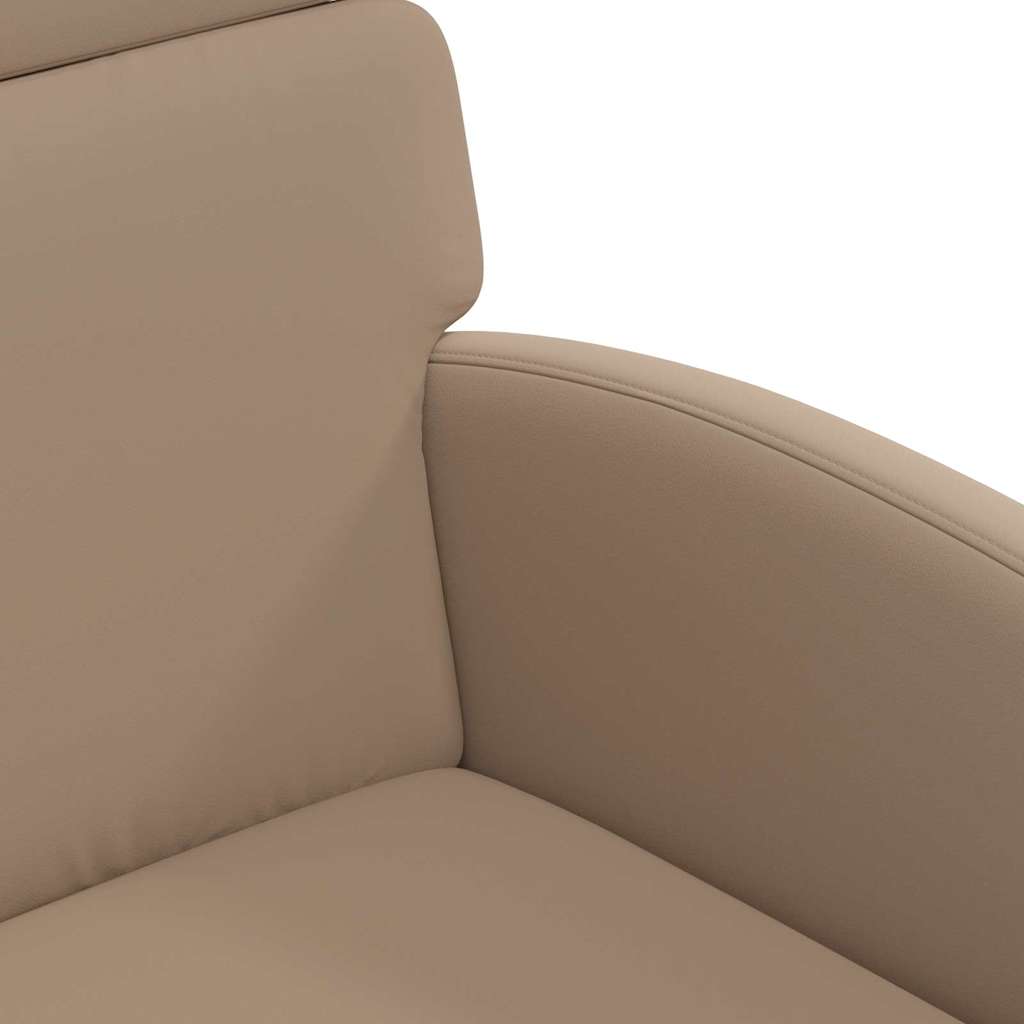 Scaune de dining cu roți 2 pcs Cappuccino 58 x 65 x 98 cm GartenMobel Dekor