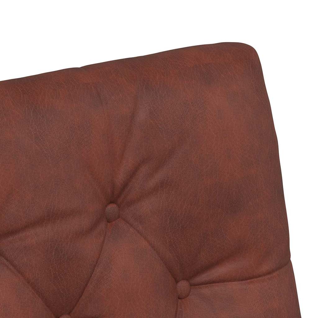 Scaune de dining cu roți 2 pcs Maro lucios 58 x 67 x 97 cm GartenMobel Dekor