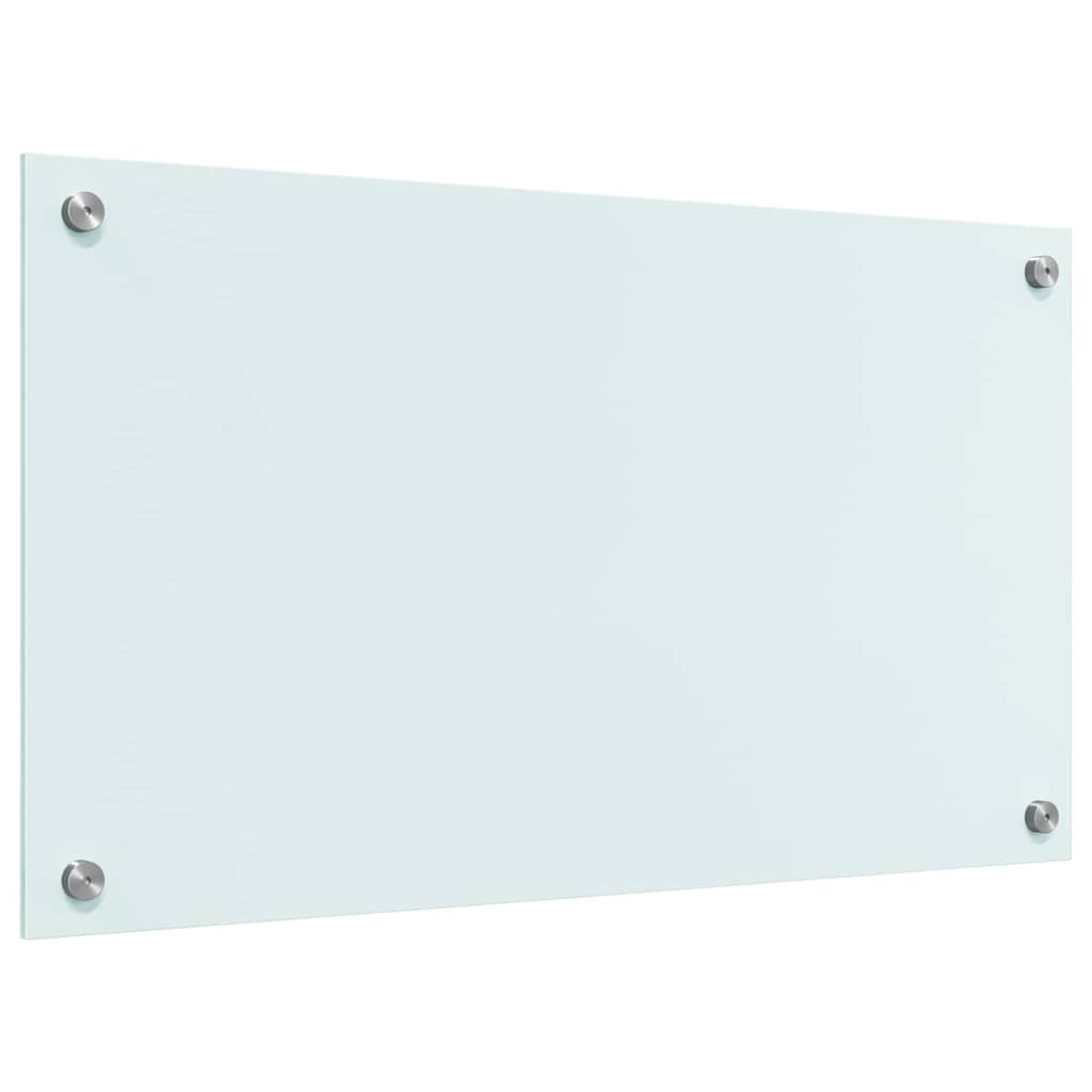 Spate de bucătărie Alb 70 x 40 x 0,8 cm sticlă securizată GartenMobel Dekor