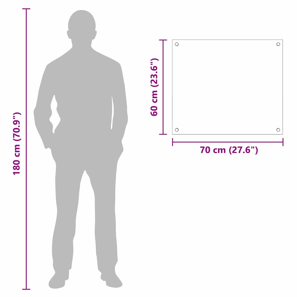 Spate de bucătărie Alb 70 x 60 x 0,8 cm sticlă securizată GartenMobel Dekor