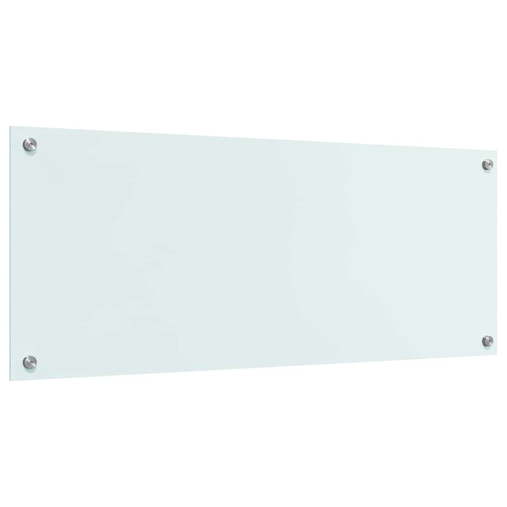 Spate de bucătărie Alb 100 x 40 x 0,8 cm sticlă securizată GartenMobel Dekor
