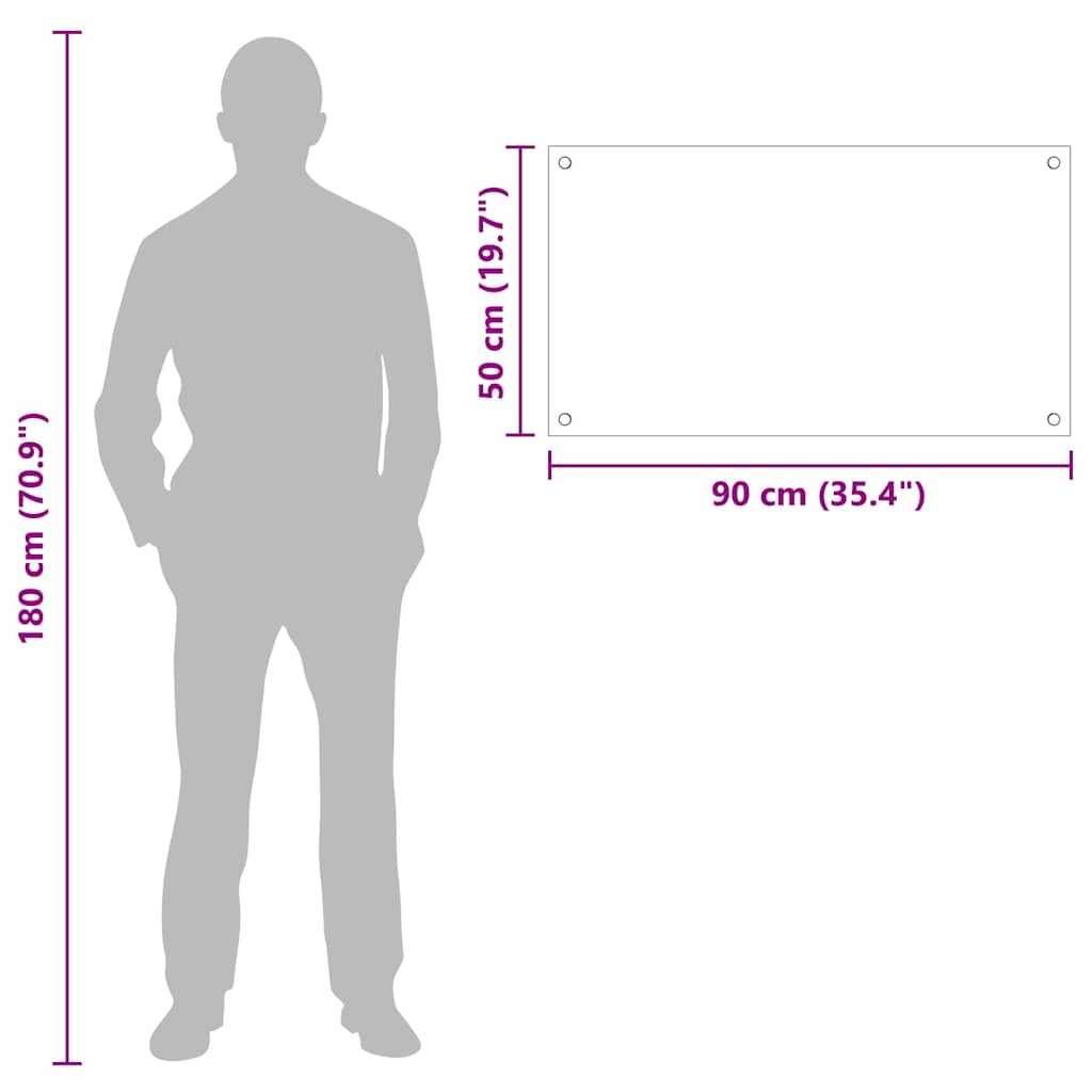 Spate de bucătărie Negru 90 x 50 x 0,8 cm sticlă securizată GartenMobel Dekor