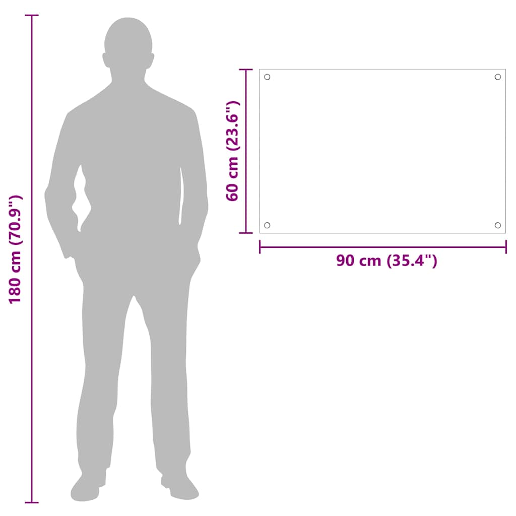 Spate de bucătărie Negru 90 x 60 x 0,8 cm sticlă securizată GartenMobel Dekor