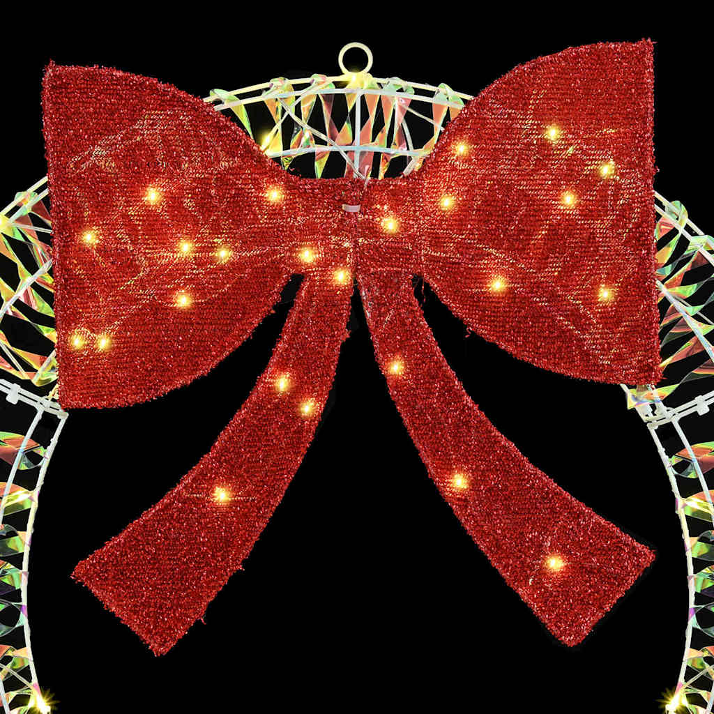 Coroană cu 60 LED Alb cald 75 cm PET GartenMobel Dekor