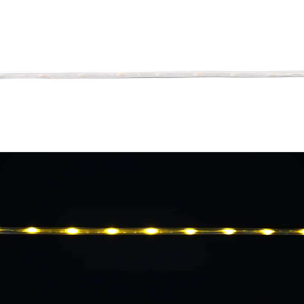 Lumină cu sfoară cu 120 LED Alb cald 5 m PVC GartenMobel Dekor