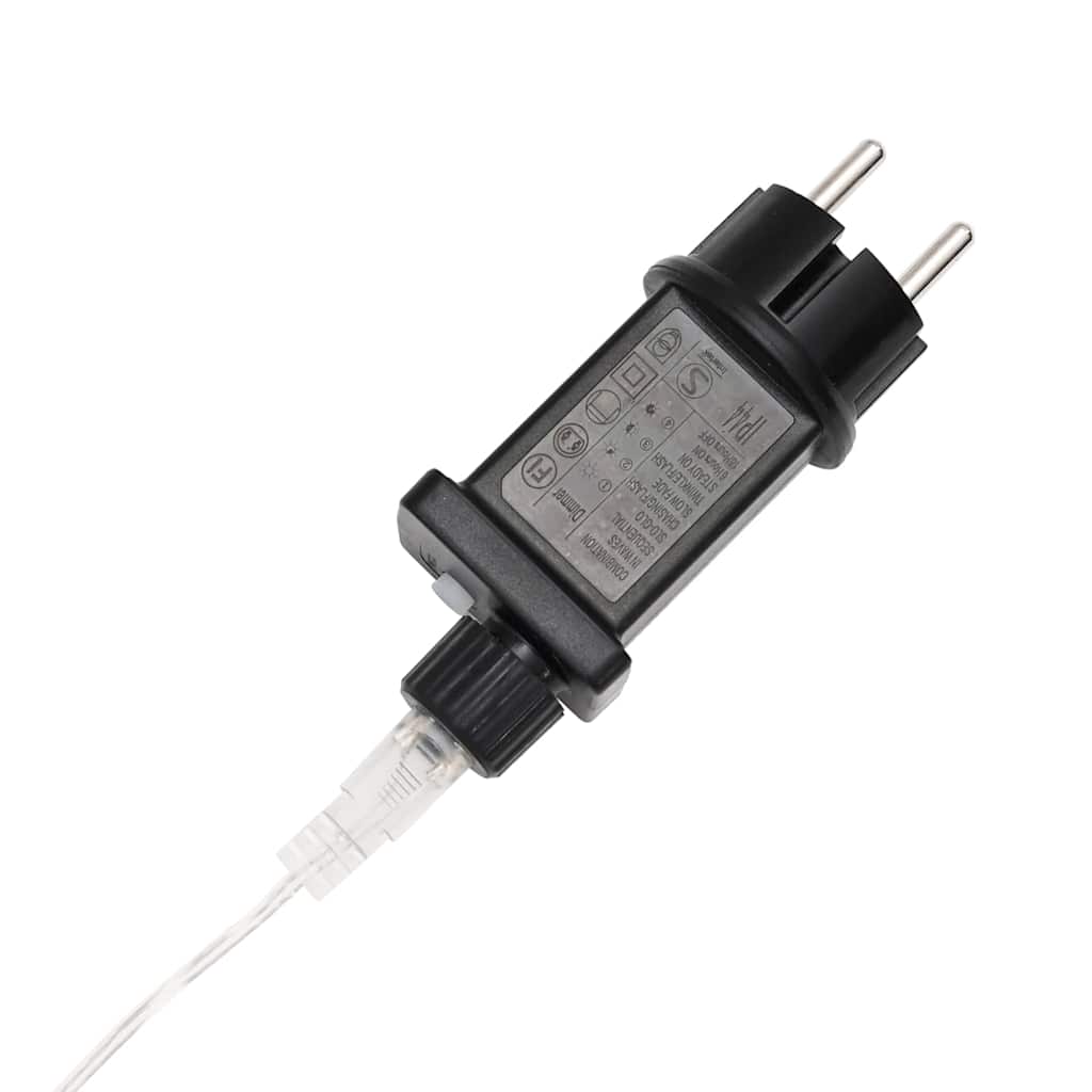 Lumină cu sfoară cu 120 LED Alb cald 5 m PVC GartenMobel Dekor