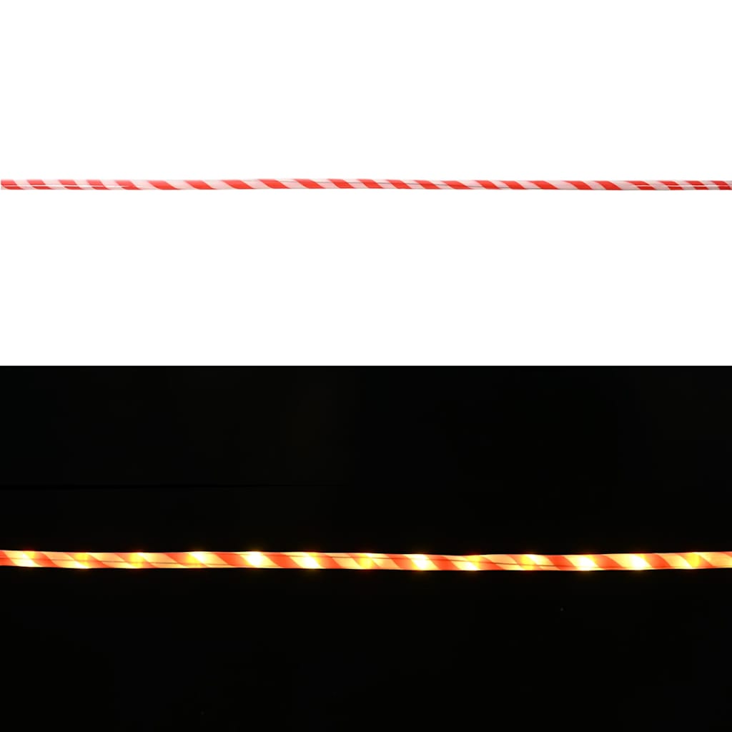 Lumină cu sfoară cu 1200 LED Alb cald 50 m PVC GartenMobel Dekor