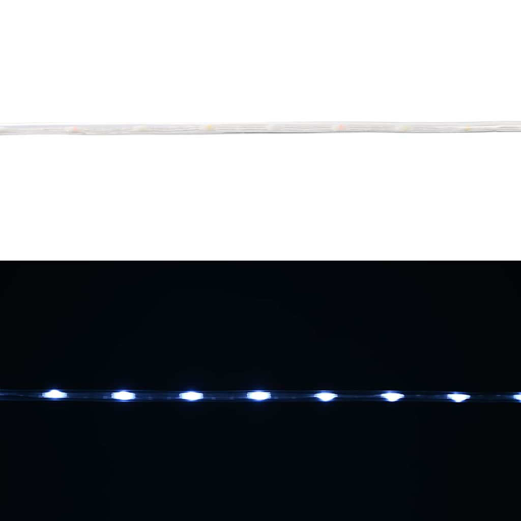Lumină cu sfoară cu 240 LED Alb Rece 10 m PVC GartenMobel Dekor