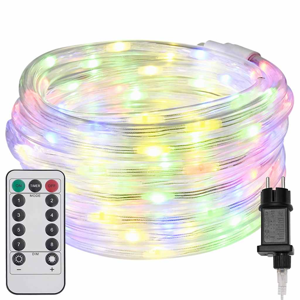 Lumină cu sfoară cu 480 LED Multicolour 20 m PVC GartenMobel Dekor