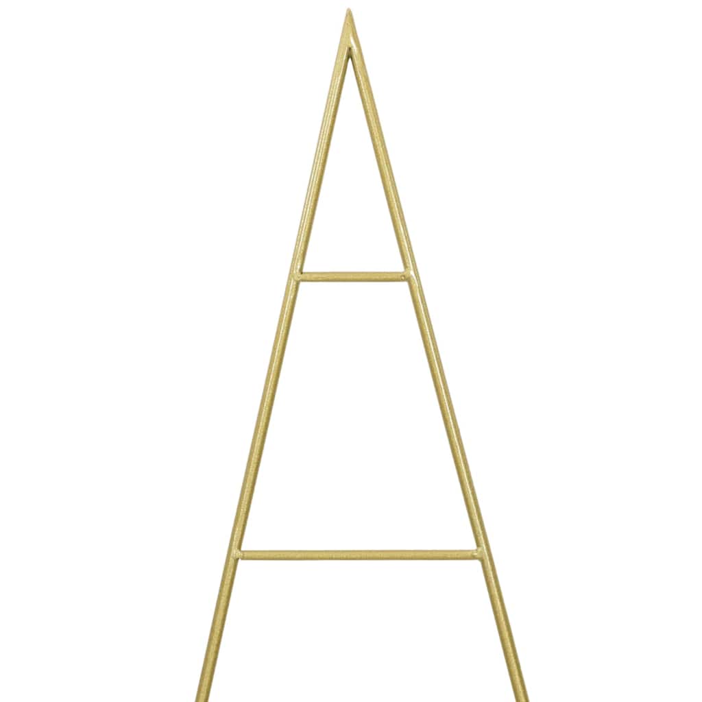 Pom de Crăciun din metal Auriu 150 cm Oțel vopsit în pulbere GartenMobel Dekor