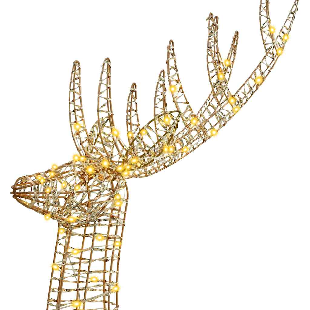 Ren 3D cu 250 LED Alb cald 180 cm PET GartenMobel Dekor