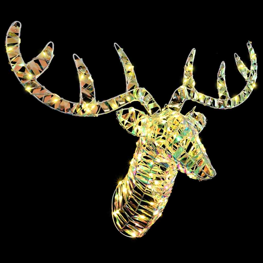 Sanie cu ren cu 140 LED Alb cald 60 cm PET GartenMobel Dekor