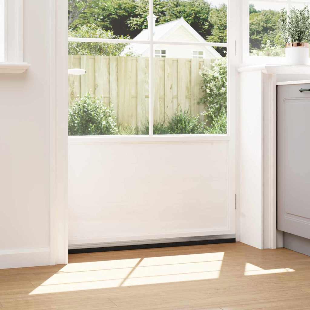 Dopuri pentru uși autoadezive 2 pcs Argintiu 100 cm GartenMobel Dekor