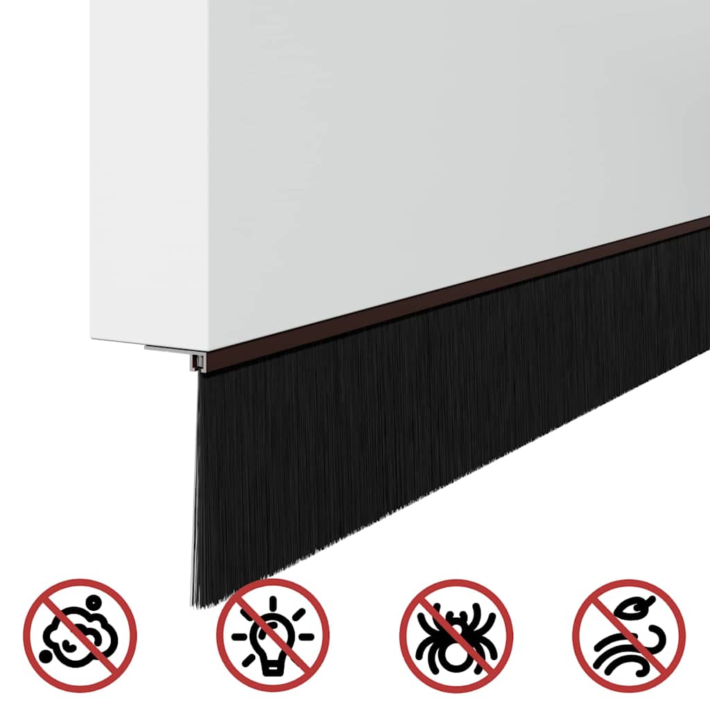 Dopuri pentru uși autoadezive 6 pcs Maro 100 cm GartenMobel Dekor