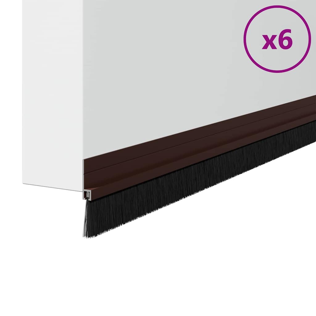 Dopuri pentru uși autoadezive 6 pcs Maro 100 cm GartenMobel Dekor