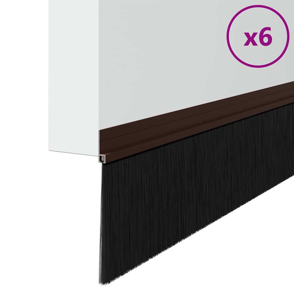 Dopuri pentru uși autoadezive 6 pcs Maro 100 cm GartenMobel Dekor