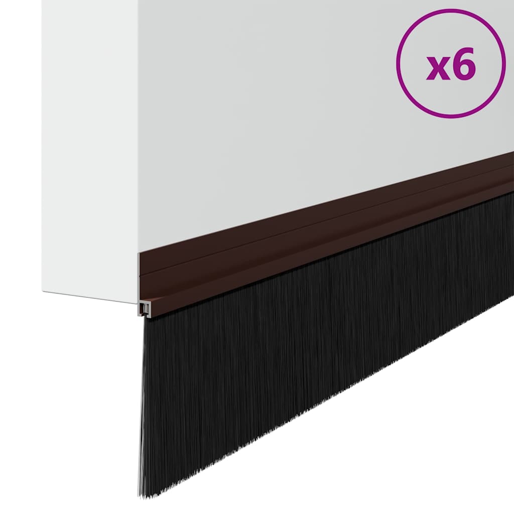 Dopuri pentru uși autoadezive 6 pcs Maro 100 cm GartenMobel Dekor