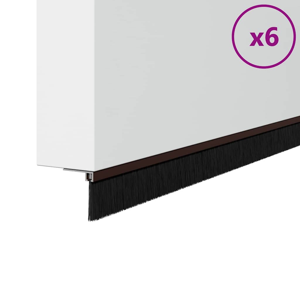 Dopuri pentru uși autoadezive 6 pcs Maro 100 cm GartenMobel Dekor