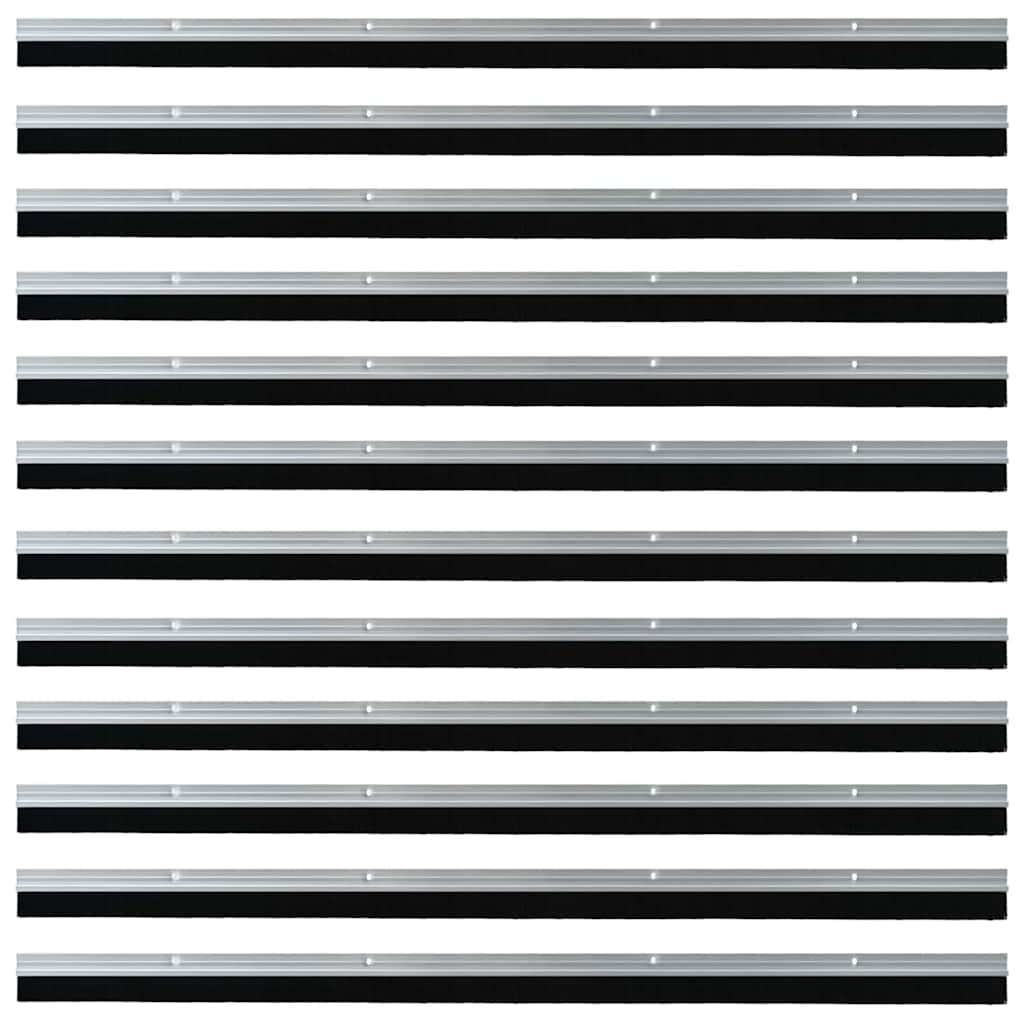 Perdele de ușă cu perii cu montare prin înșurubare 12 pcs GartenMobel Dekor