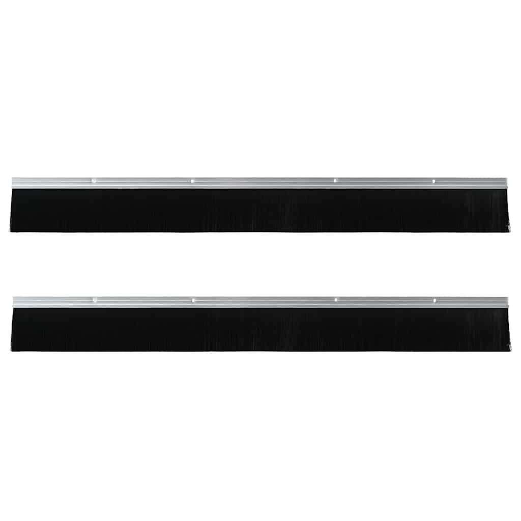 Perdele de ușă cu perii cu montare prin înșurubare 2 pcs GartenMobel Dekor