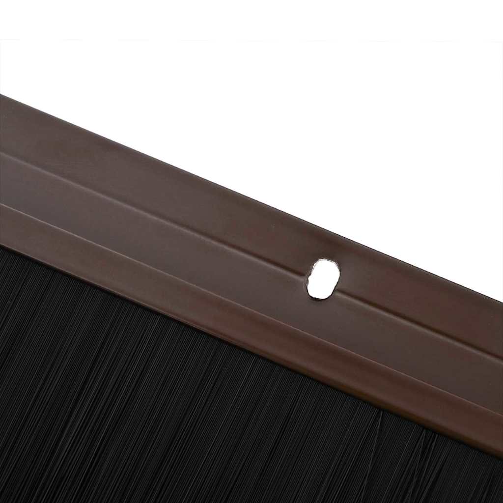 Perdele de ușă cu perii cu montare prin înșurubare 2 pcs Maro GartenMobel Dekor