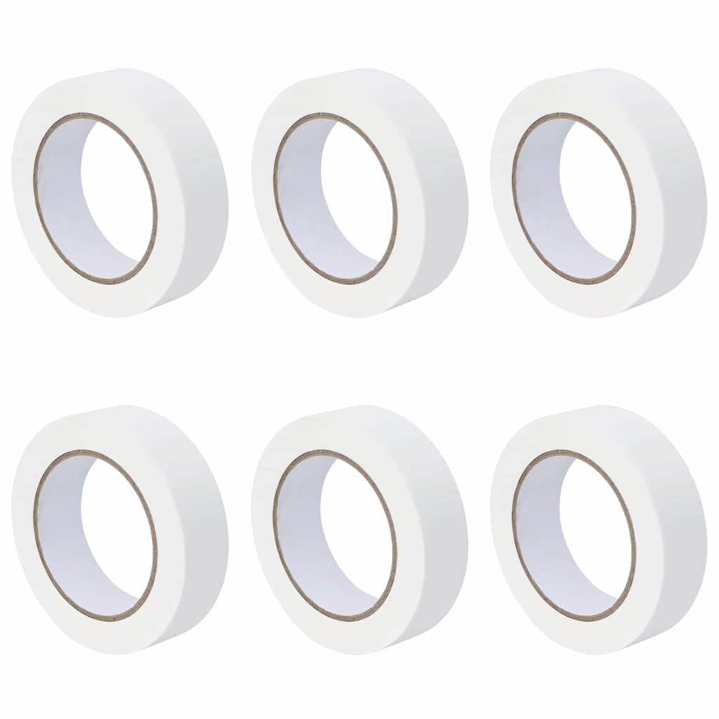 Bende de Mascare pentru Pictori 6 pcs Alb 30mm x 50m Hârtie GartenMobel Dekor