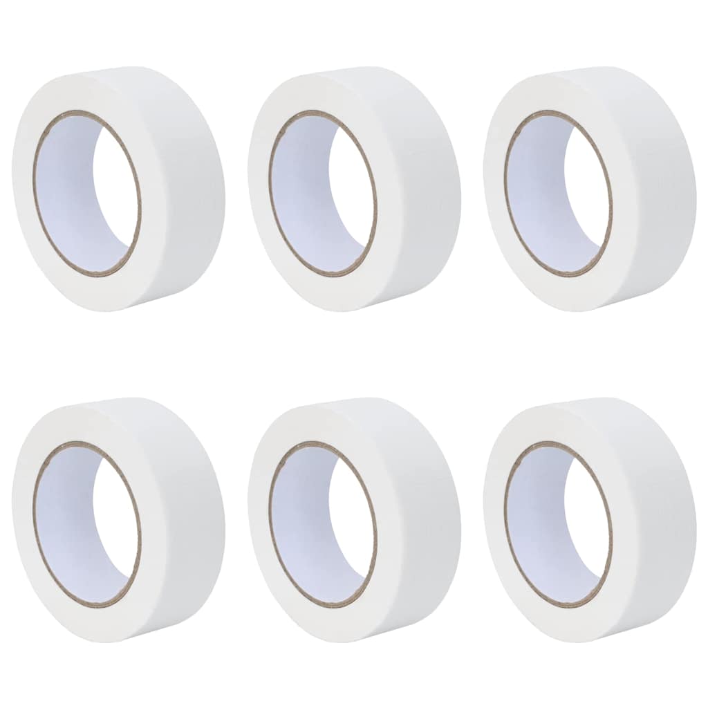 Bende de Mascare pentru Pictori 6 pcs Alb 38mm x 50m Hârtie GartenMobel Dekor