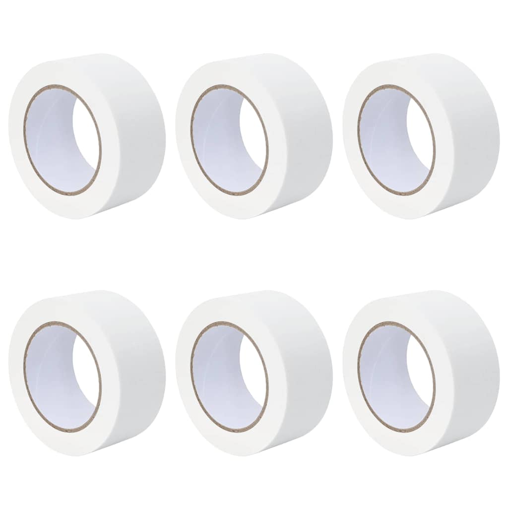 Bende de Mascare pentru Pictori 6 pcs Alb 50mm x 50m Hârtie GartenMobel Dekor