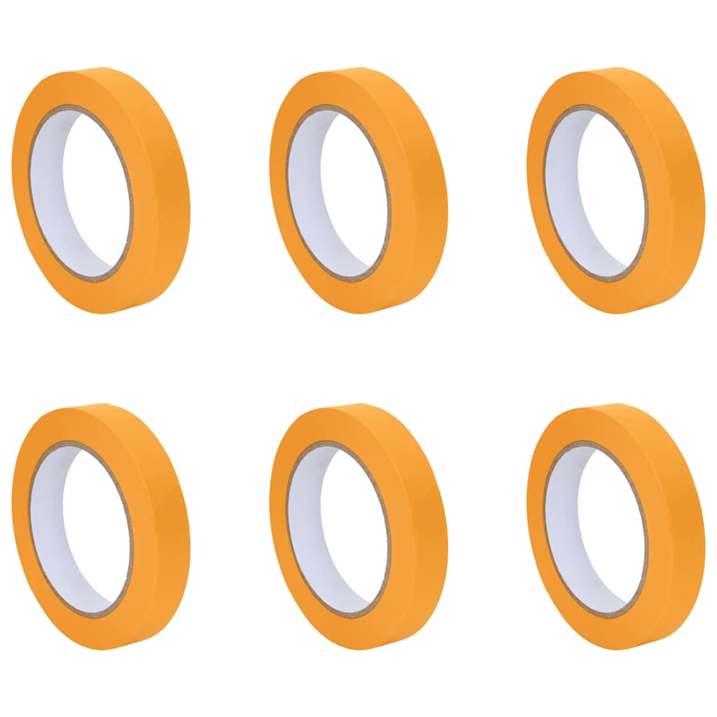 Bende de Mascare pentru Pictori 6 pcs Galben 19mm x 50m Hârtie GartenMobel Dekor