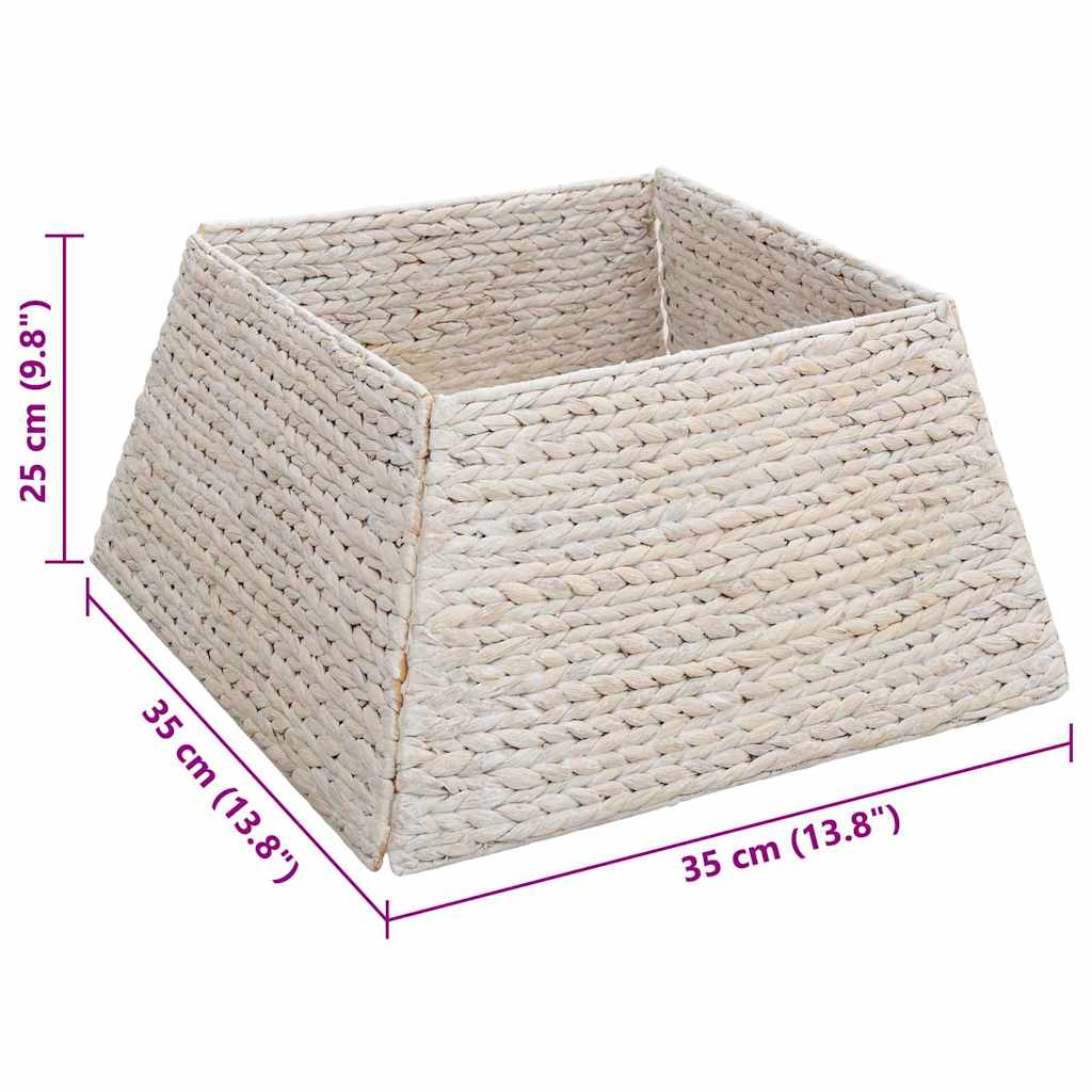 Guler pentru Pomul de Crăciun Alb 50 x 50 x 25 cm GartenMobel Dekor