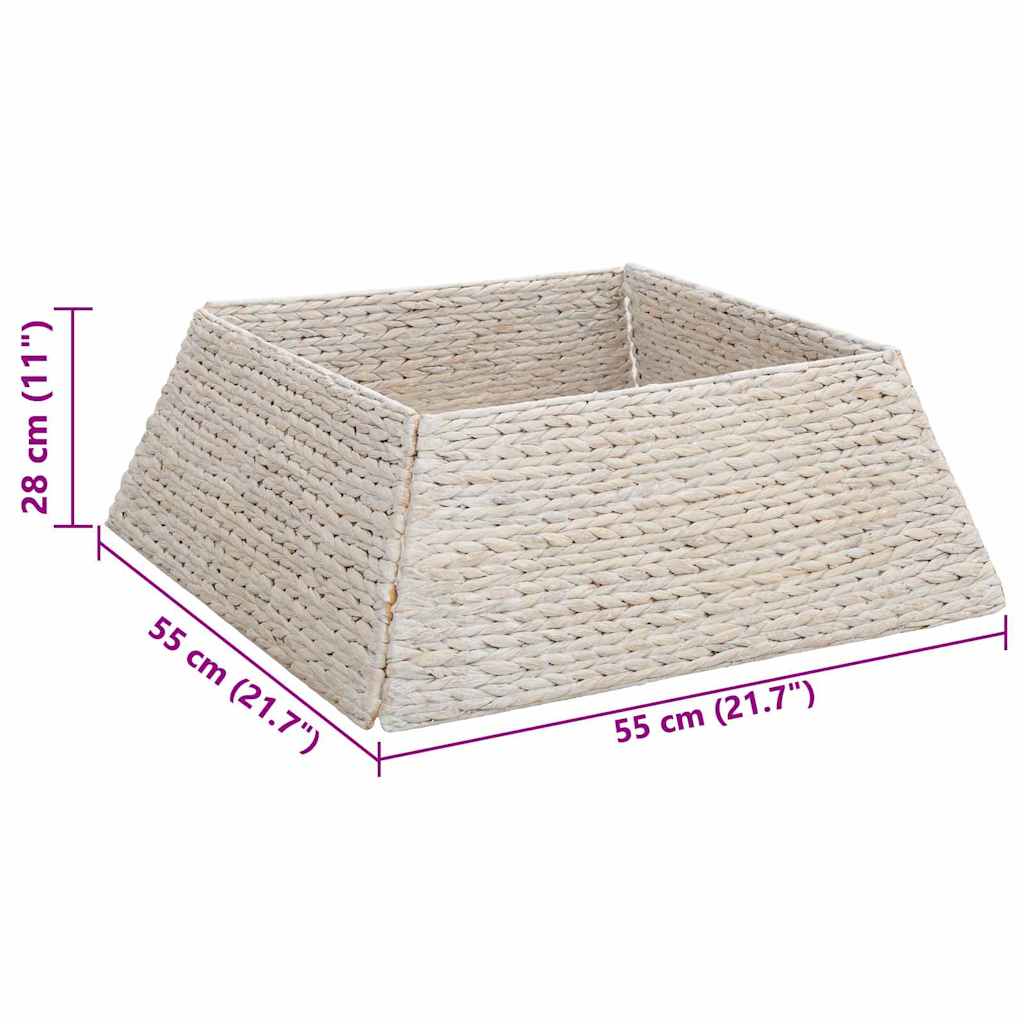 Guler pentru Pomul de Crăciun Alb 70 x 70 x 28 cm GartenMobel Dekor