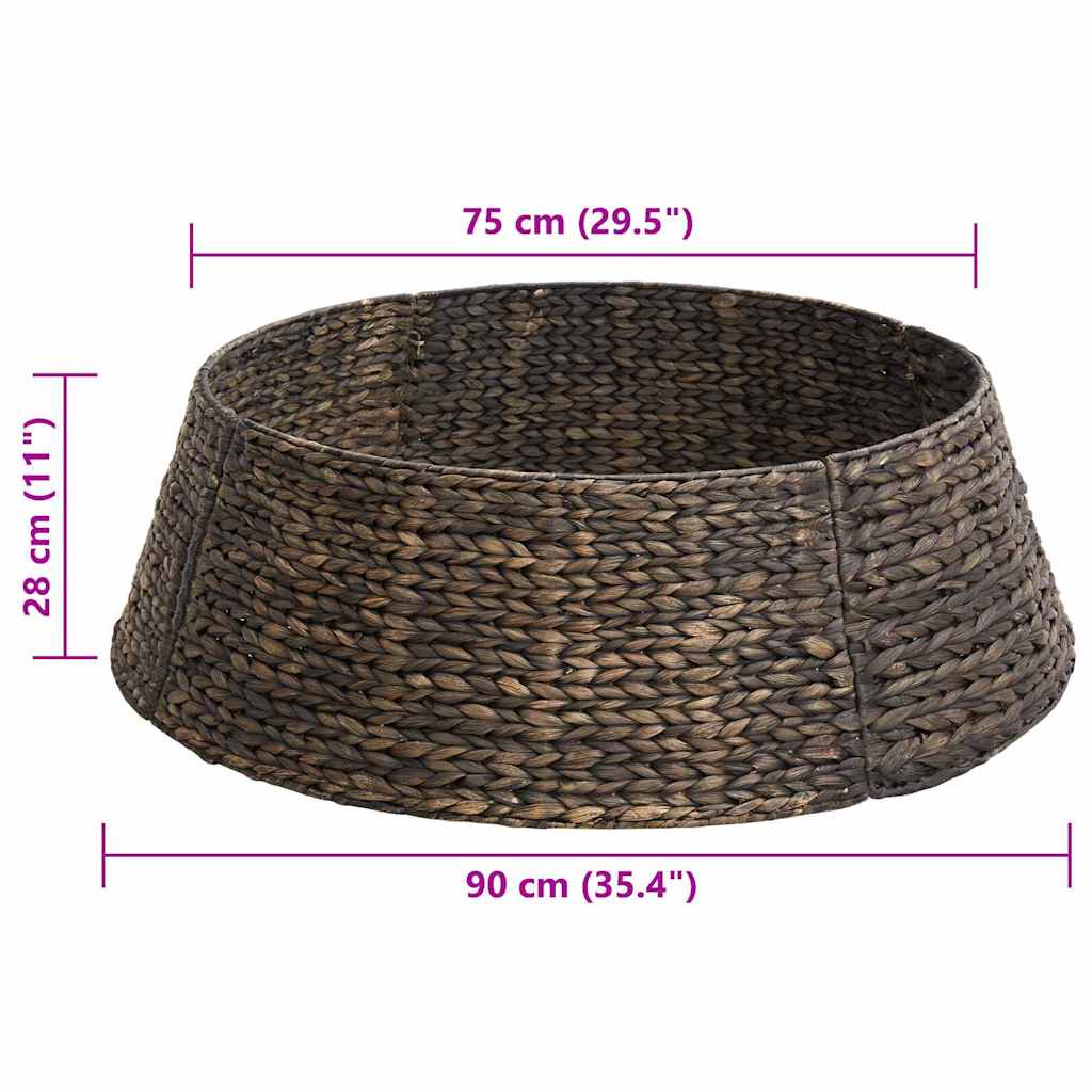 Guler pentru Pomul de Crăciun Negru 90 x 90 x 28 cm GartenMobel Dekor