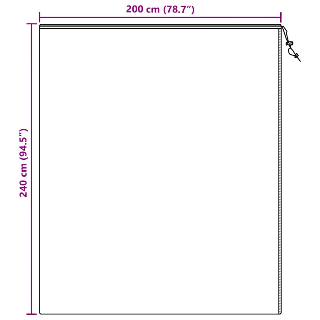 Huse din fleece pentru protecția plantelor împotriva înghețului 3 pcs GartenMobel Dekor